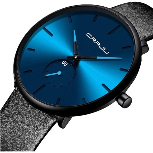 Mens Watches Ultra-Thin Minimalist Waterproof-Fashion Wrist Watch for Men - Picture 6 of 7